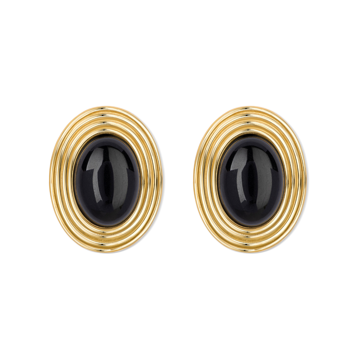 Aretes Velvet Noir — Teresa Ramírez Moda