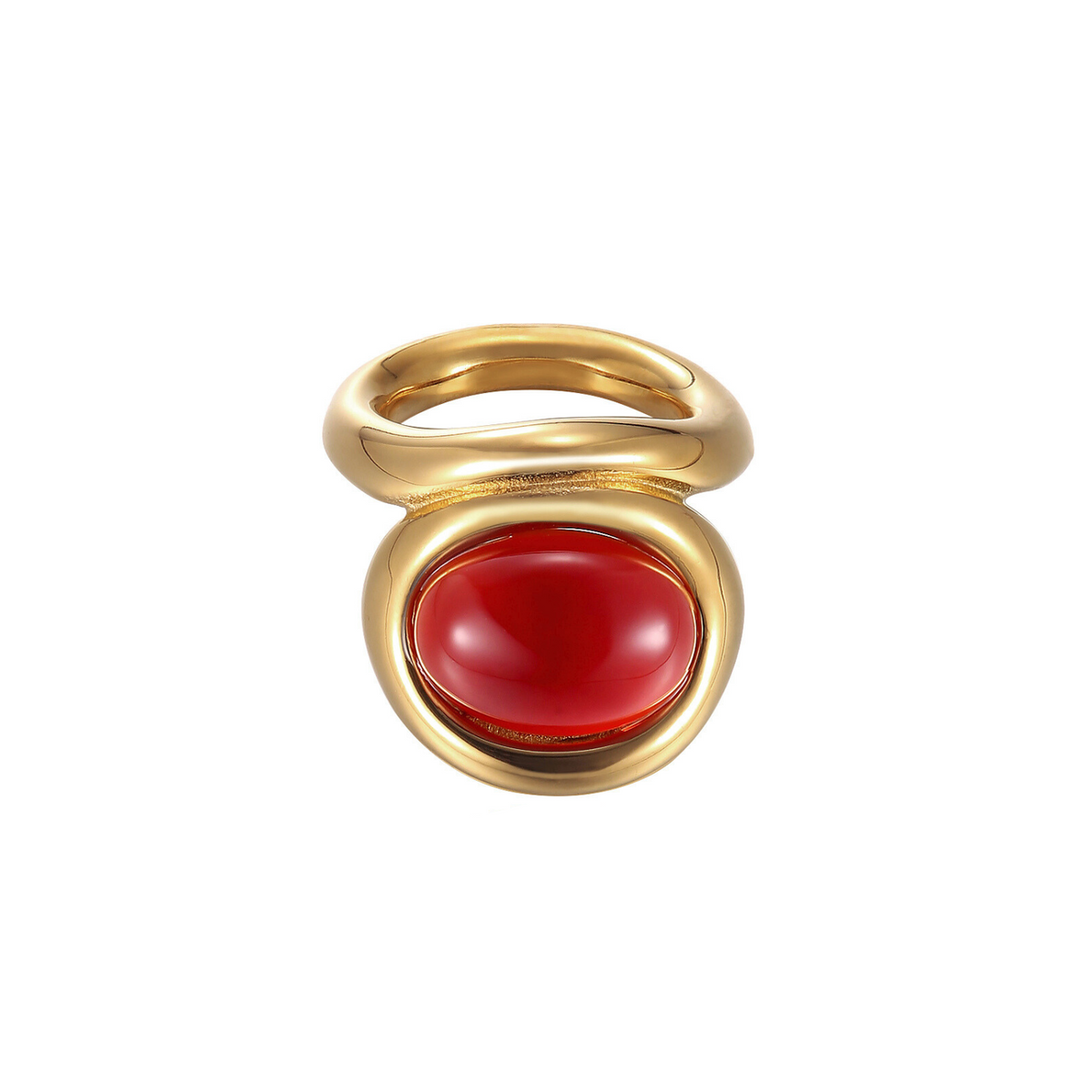 Anillo Cóctel Rubí — Teresa Ramírez Moda