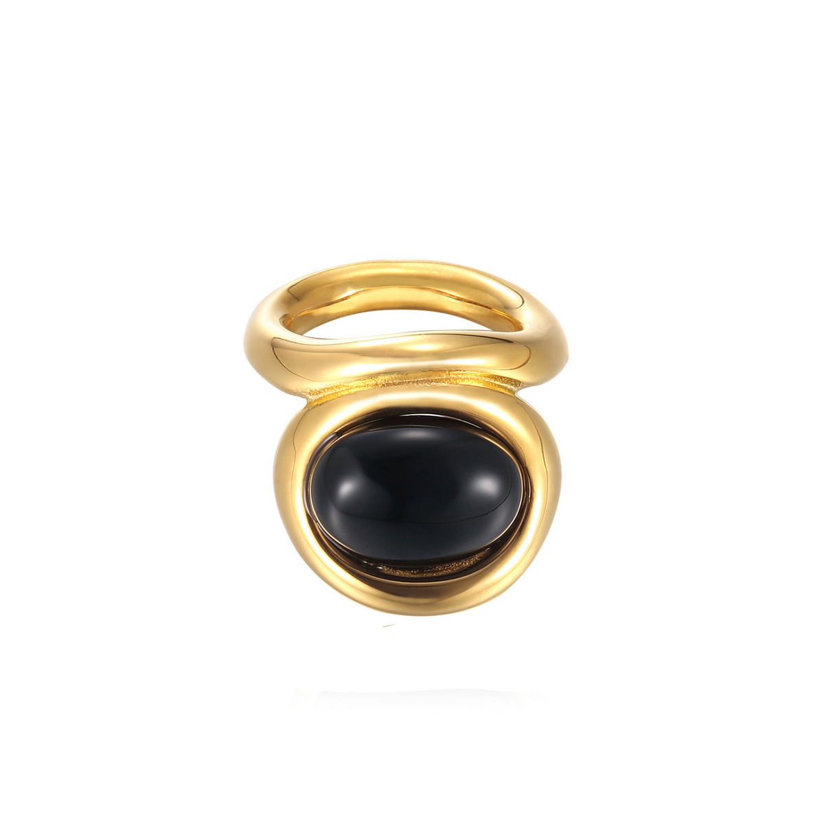 Anillo Cóctel Ónix — Teresa Ramírez Moda