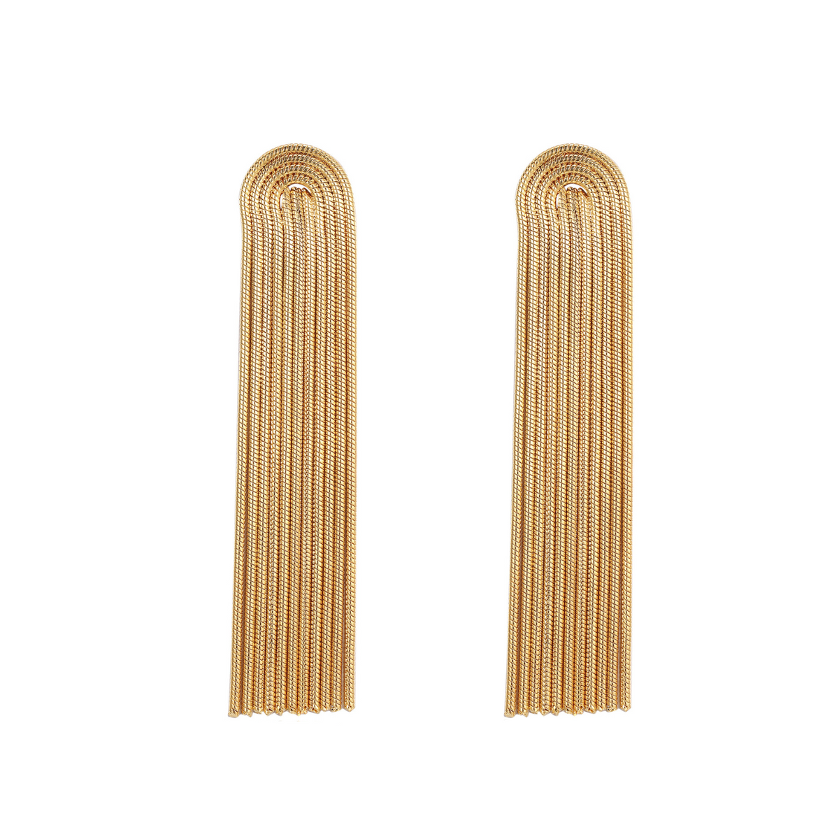 Aretes String Statement — Teresa Ramírez Moda