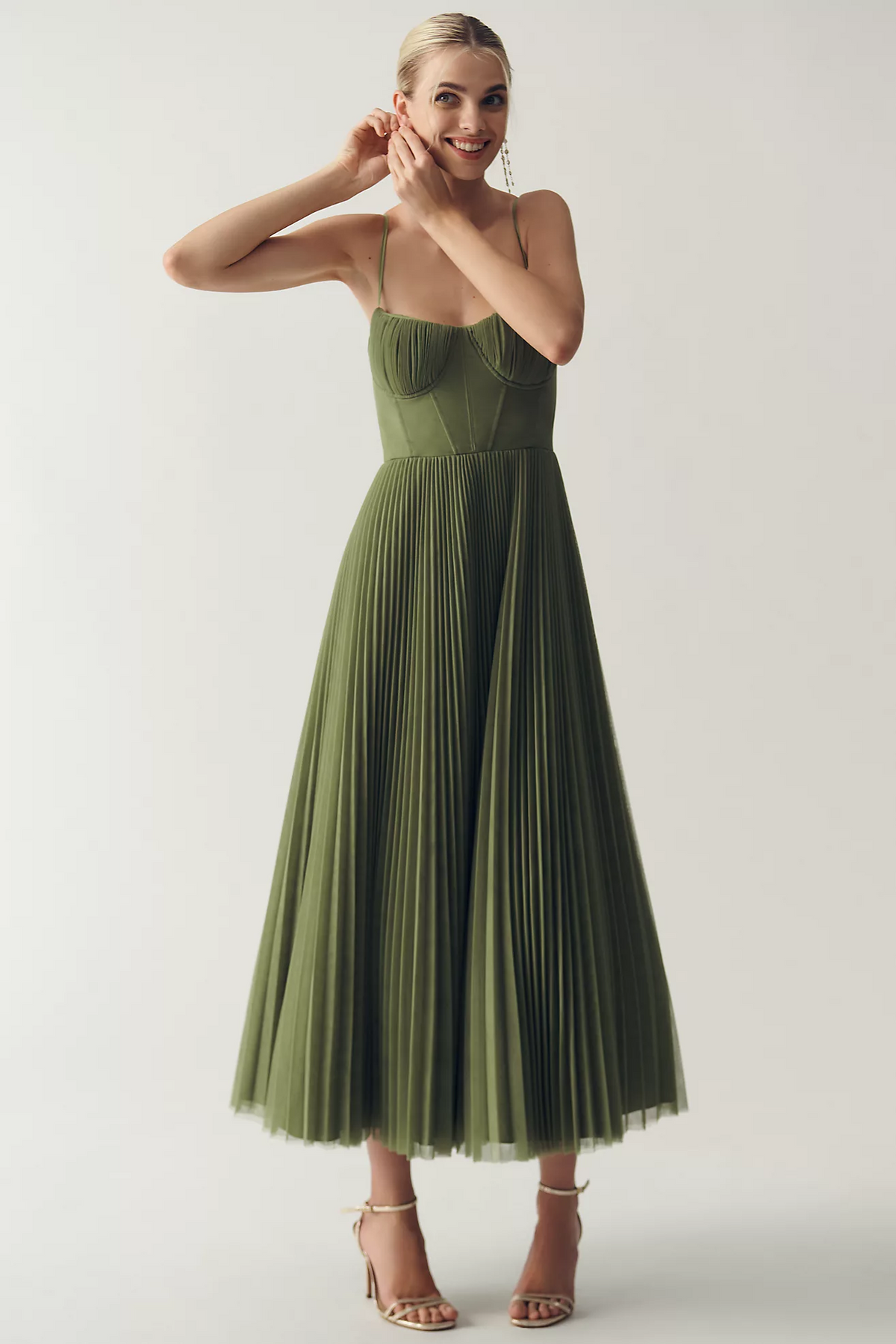 Vestido Tamara midi con corsé — Teresa Ramírez Moda