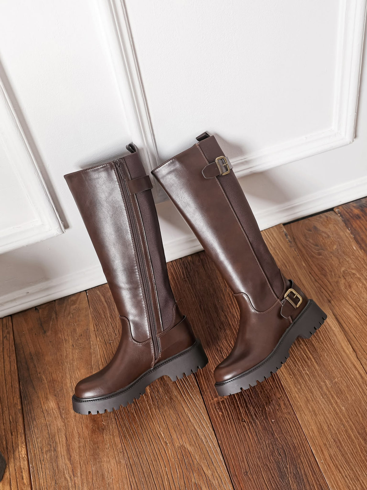 Botas Altas Bridget - Camel — Teresa Ramírez Moda