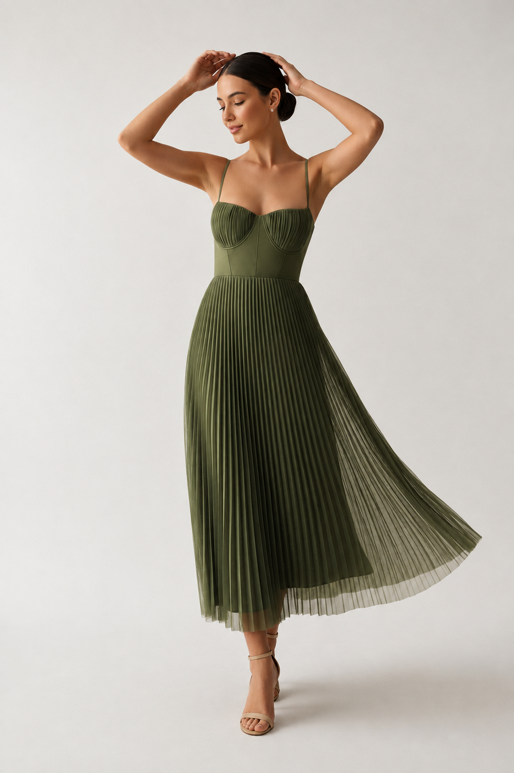 Vestido Tamara midi con corsé — Teresa Ramírez Moda