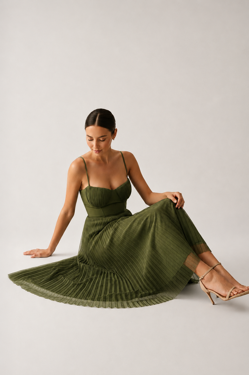 Vestido Tamara midi con corsé — Teresa Ramírez Moda