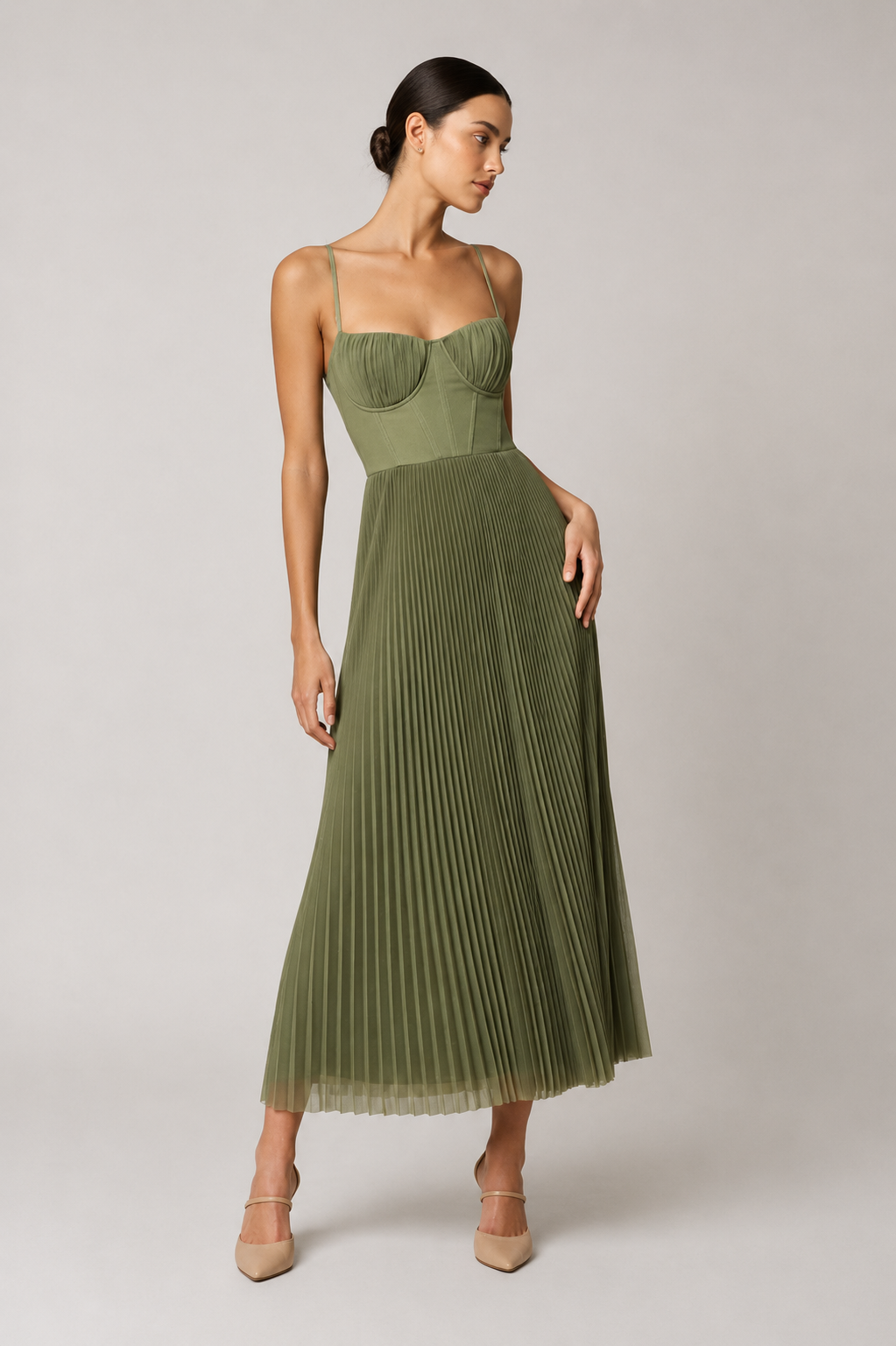 Vestido Tamara midi con corsé — Teresa Ramírez Moda