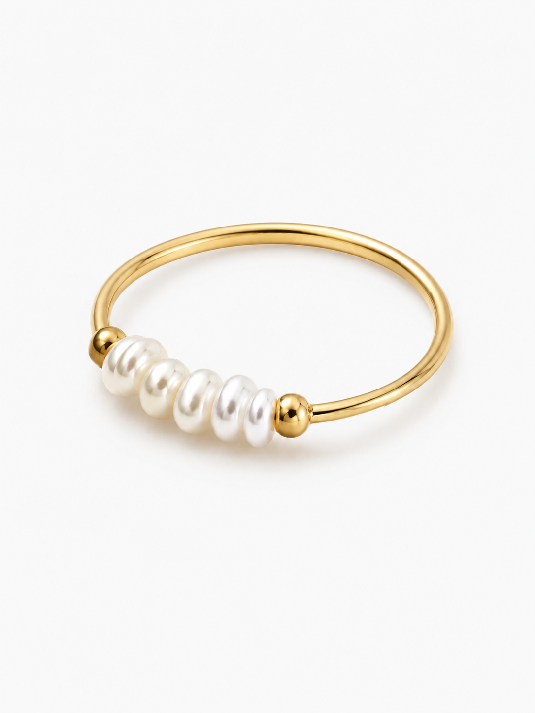 Anillo Freshwater de Perla — Teresa Ramírez Moda