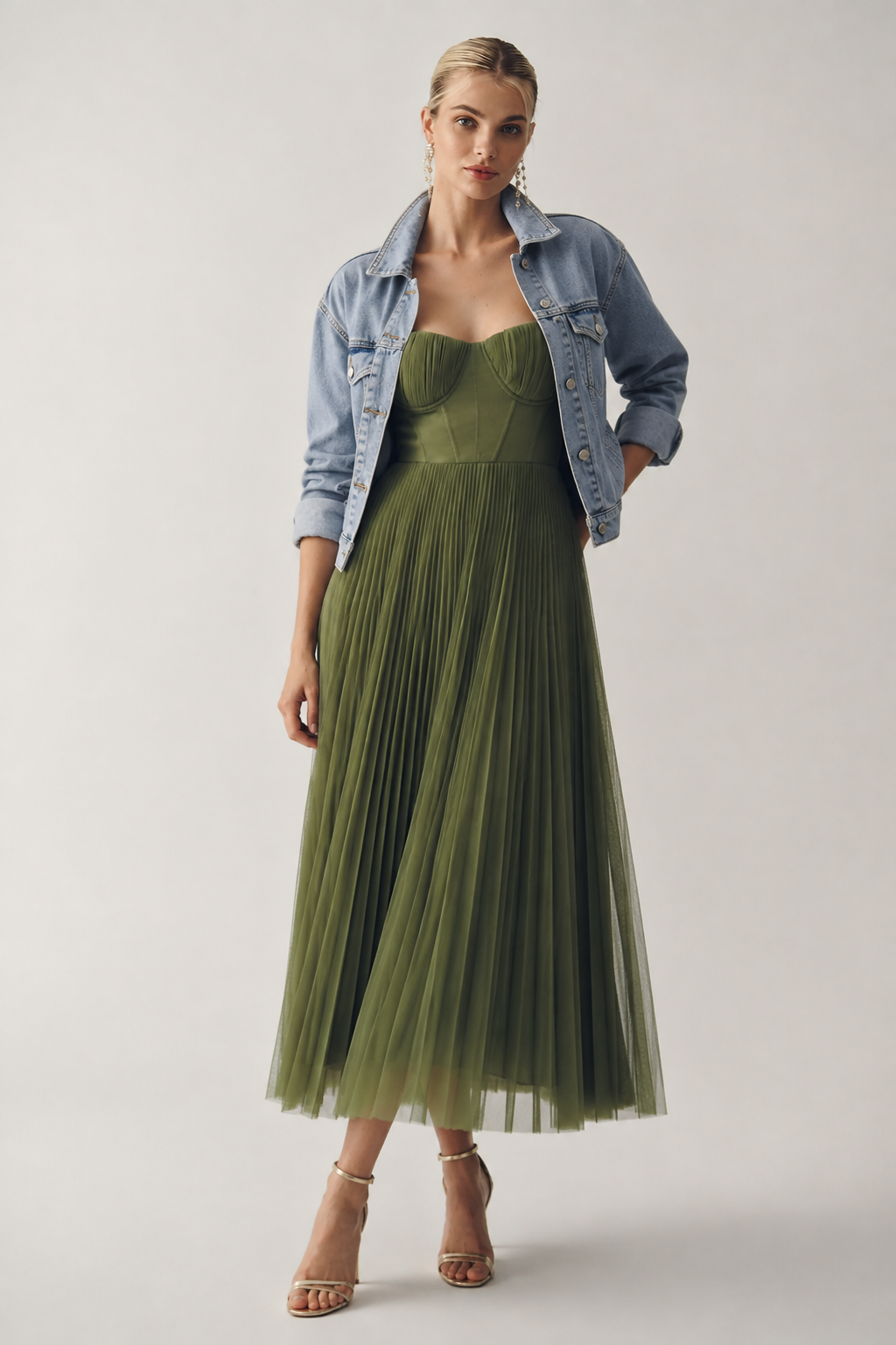 Vestido Tamara midi con corsé — Teresa Ramírez Moda