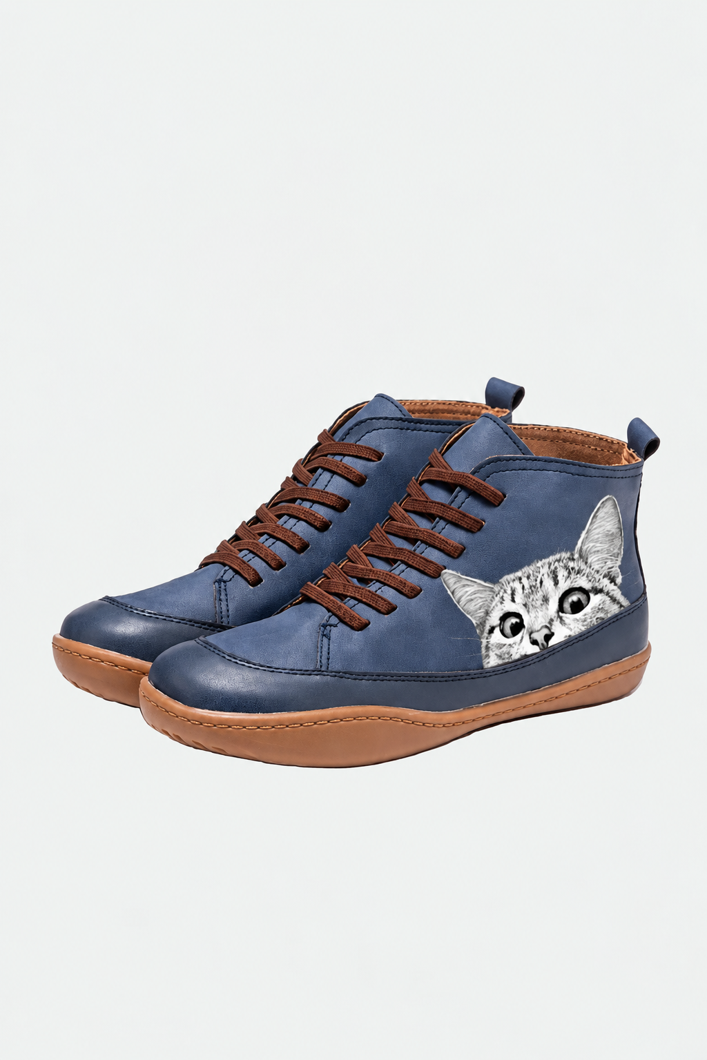 Botines Mivora de Piel para Amantes de los Gatos