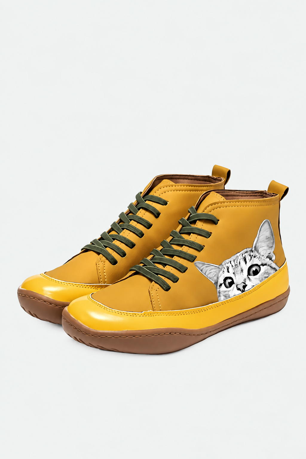 Botines Mivora de Piel para Amantes de los Gatos