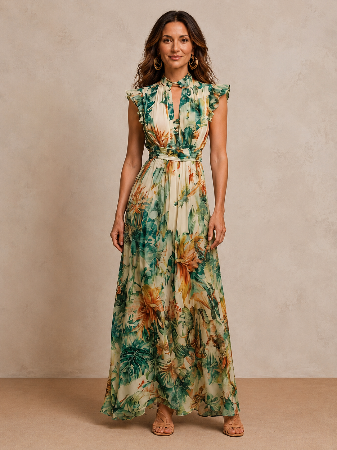 Vestido Largo Renata — Teresa Ramírez Moda
