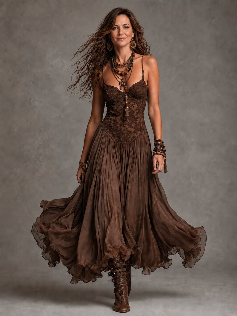 Vestido Largo Olivia Largo — Teresa Ramírez Moda