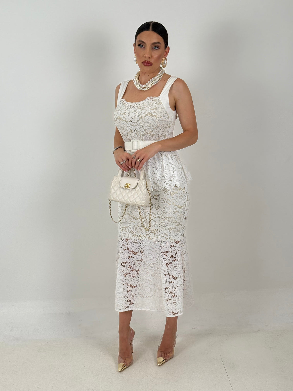 Vestido Ana Lace — Teresa Ramírez Moda
