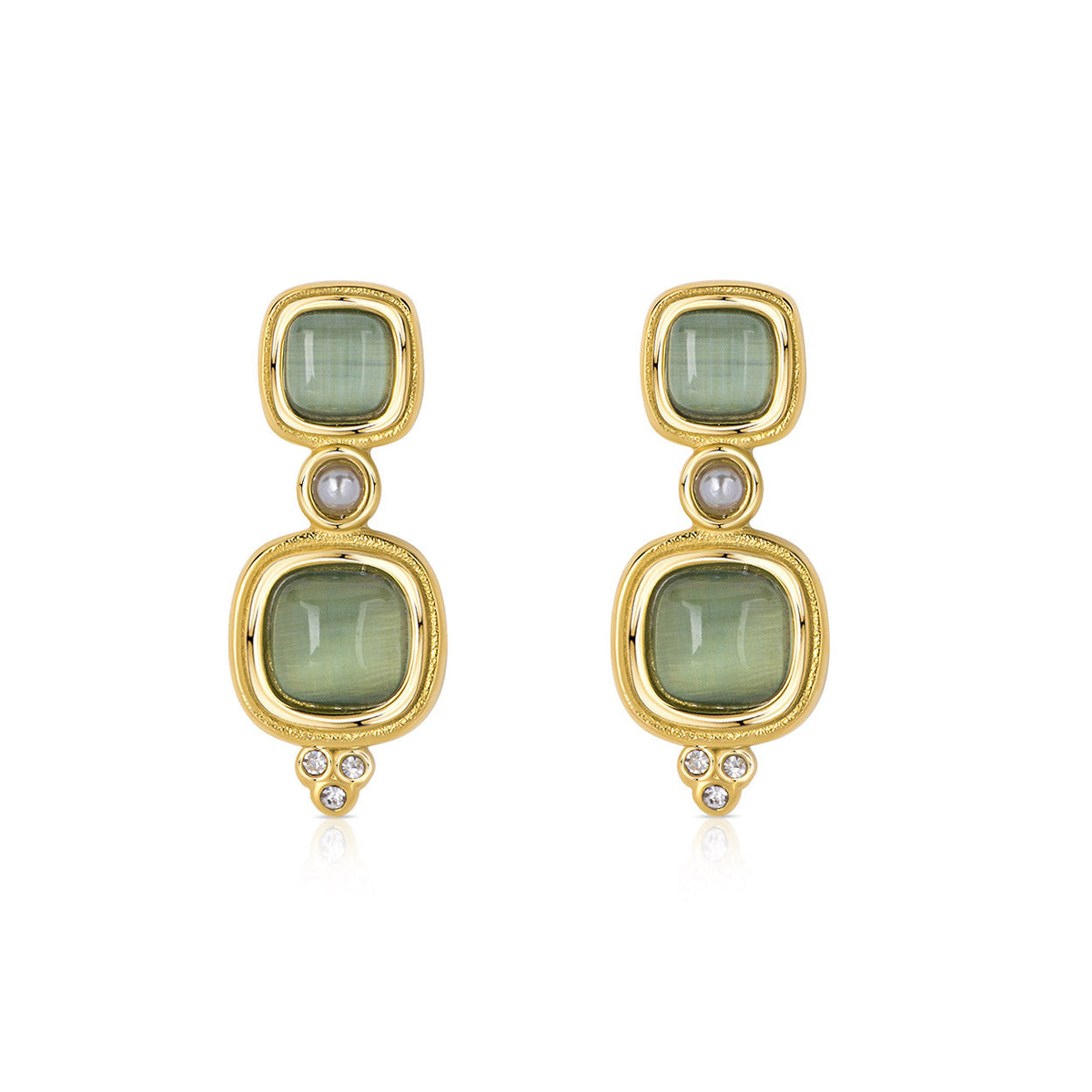 Aretes Laguna — Teresa Ramírez Moda