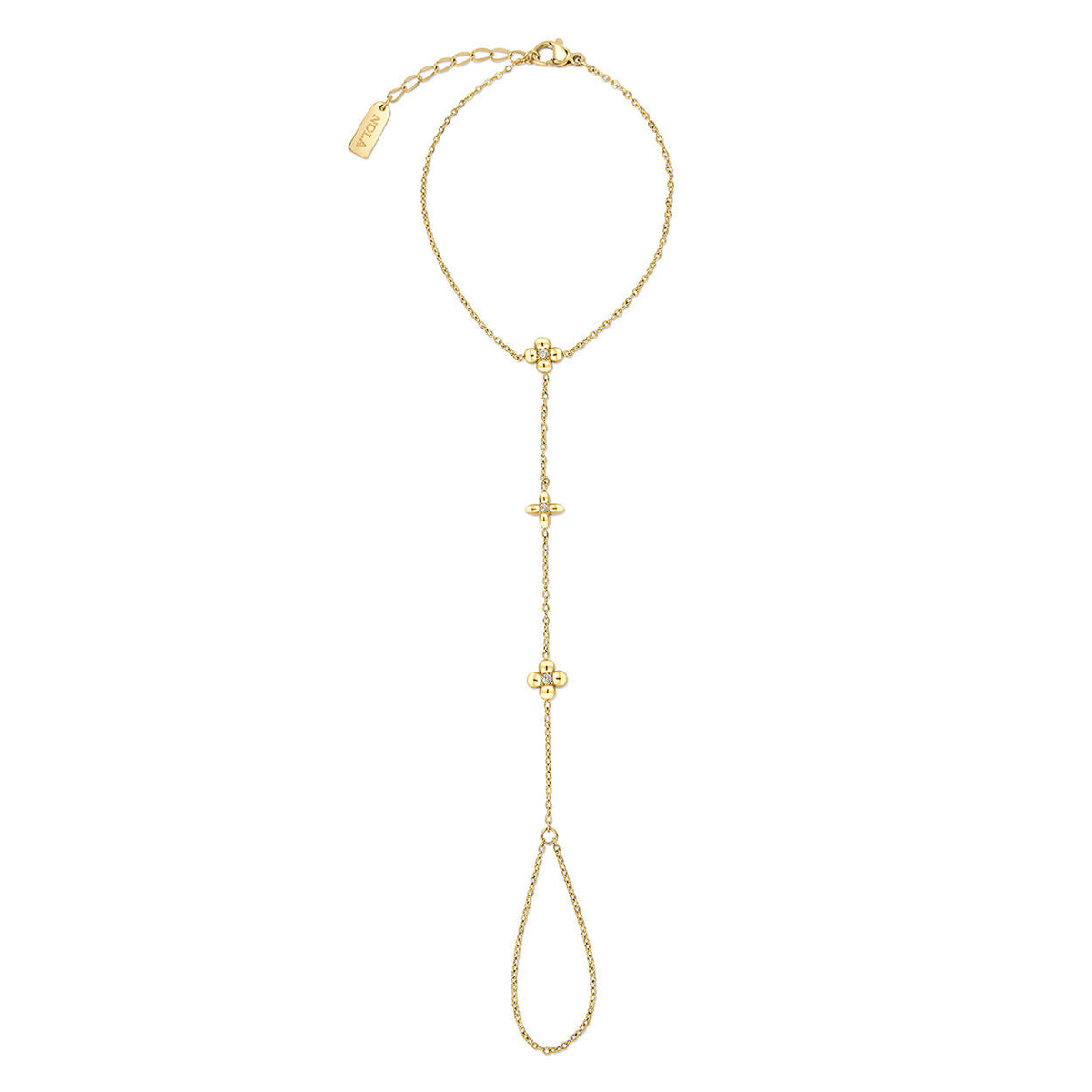 Cadena de Mano Fleur — Teresa Ramírez Moda