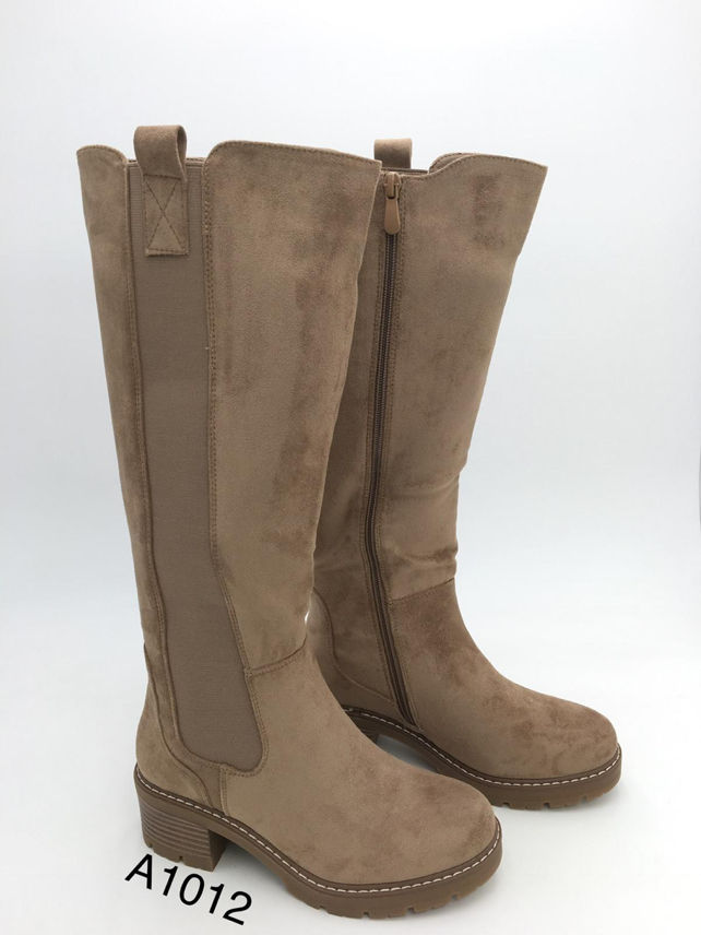 Botas Altas Wendy Taupe — Teresa Ramírez Moda