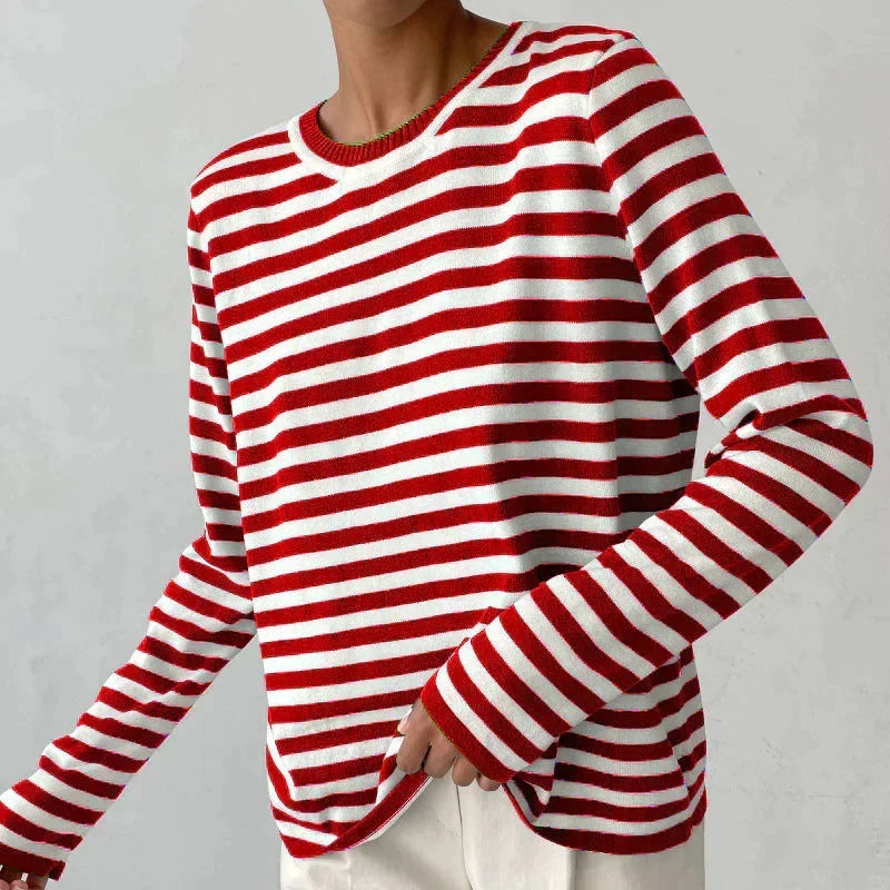Shirt Elegante de Rayas — Teresa Ramírez Moda