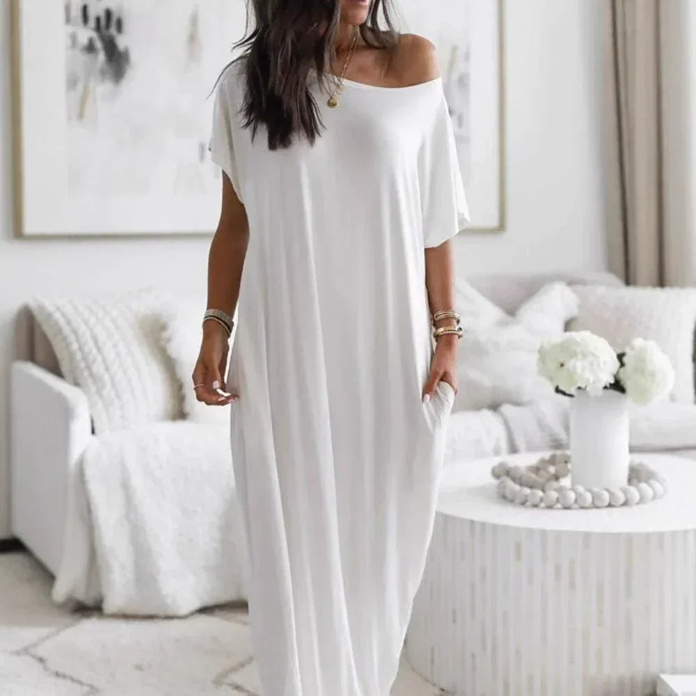Vestido Nathalie Comfort Verano — Teresa Ramírez Moda