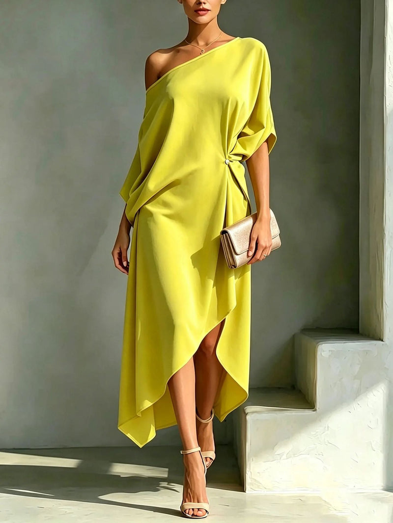 Vestido Calla Elegante — Teresa Ramírez Moda