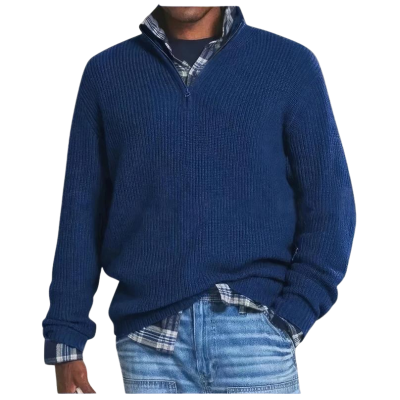 Zipper Sweater de Punto — Teresa Ramírez Moda