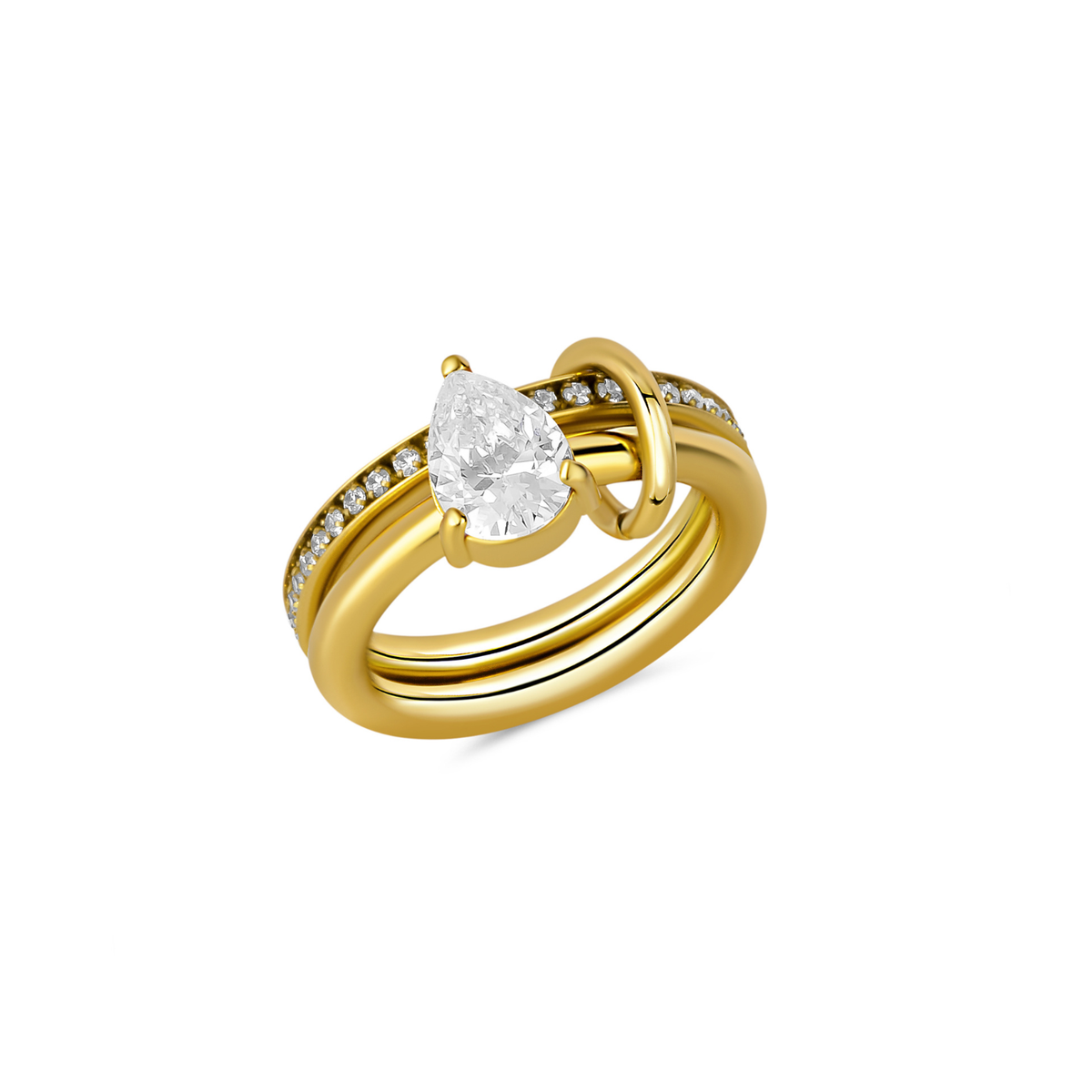 Anillo Union Drop — Teresa Ramírez Moda
