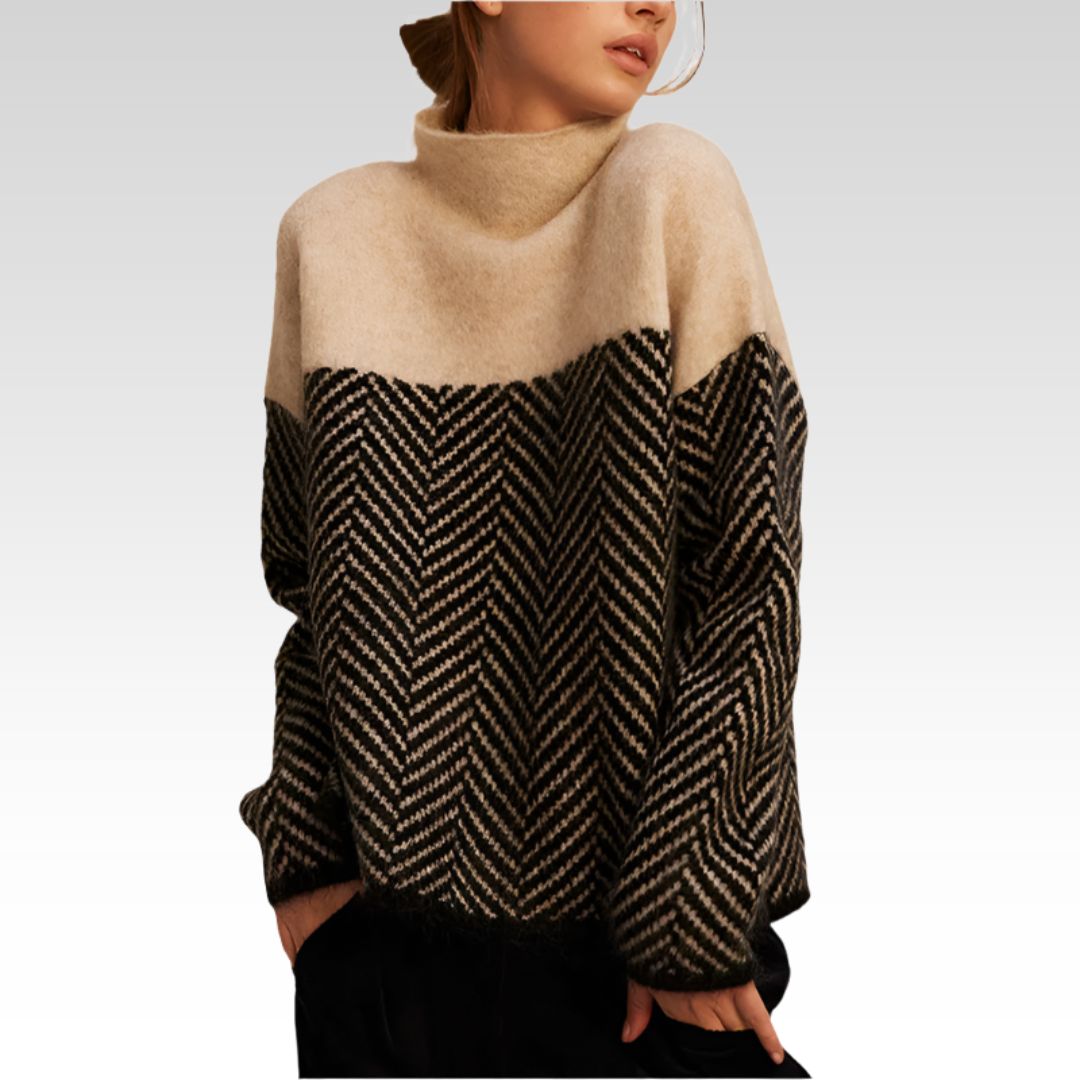 High Neck Sweater — Teresa Ramírez Moda