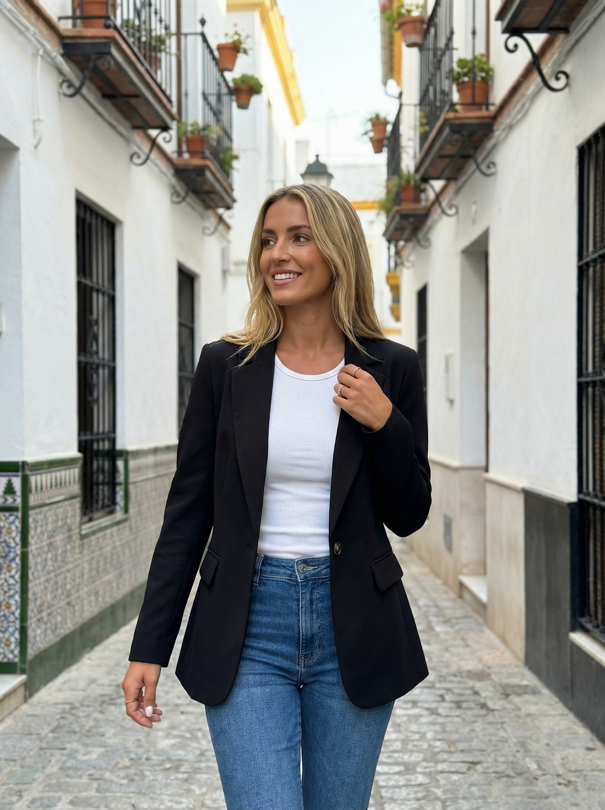 Chamarra Blazer Elegante — Teresa Ramírez Moda